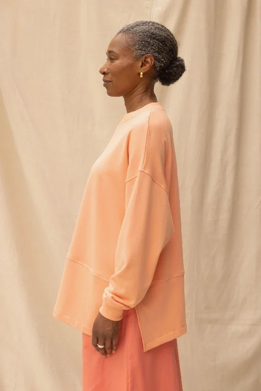 Roam Sweatshirt | Peony Hoodie with Earth Tones Natural Calm