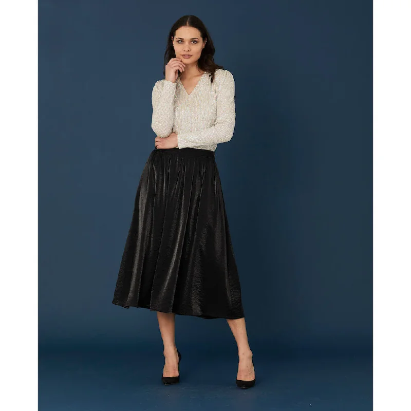 RUE DE FEMME Kalani Skirt velvet skirt plush