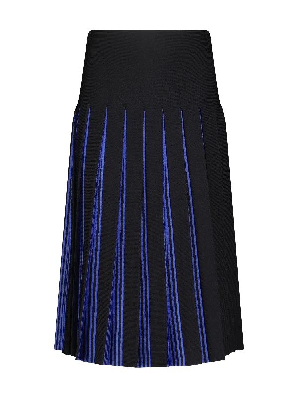 Striped Wonder Skirt silk skirt elegant