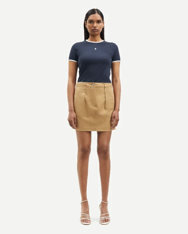SALIX SKIRT 15129 / CARTOUCHE linen skirt relaxed