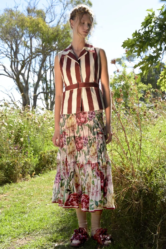 SCRUNCHIE BAR SKIRT maxi skirt elegant
