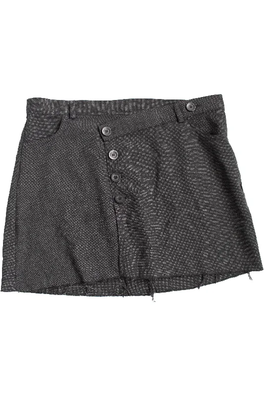 SOEUR - Wrap Mini Skirt lace skirt intricate