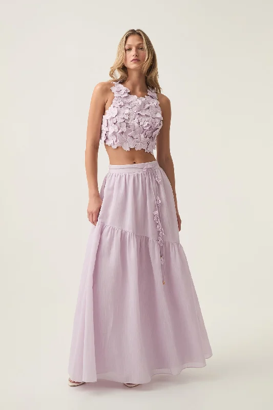 Splendour Maxi Skirt silk skirt lustrous