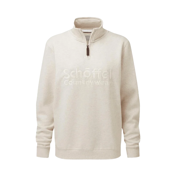 Schoffel St Issey Sweatshirt Hoodie with Exposed Zipper Edgy Industrial