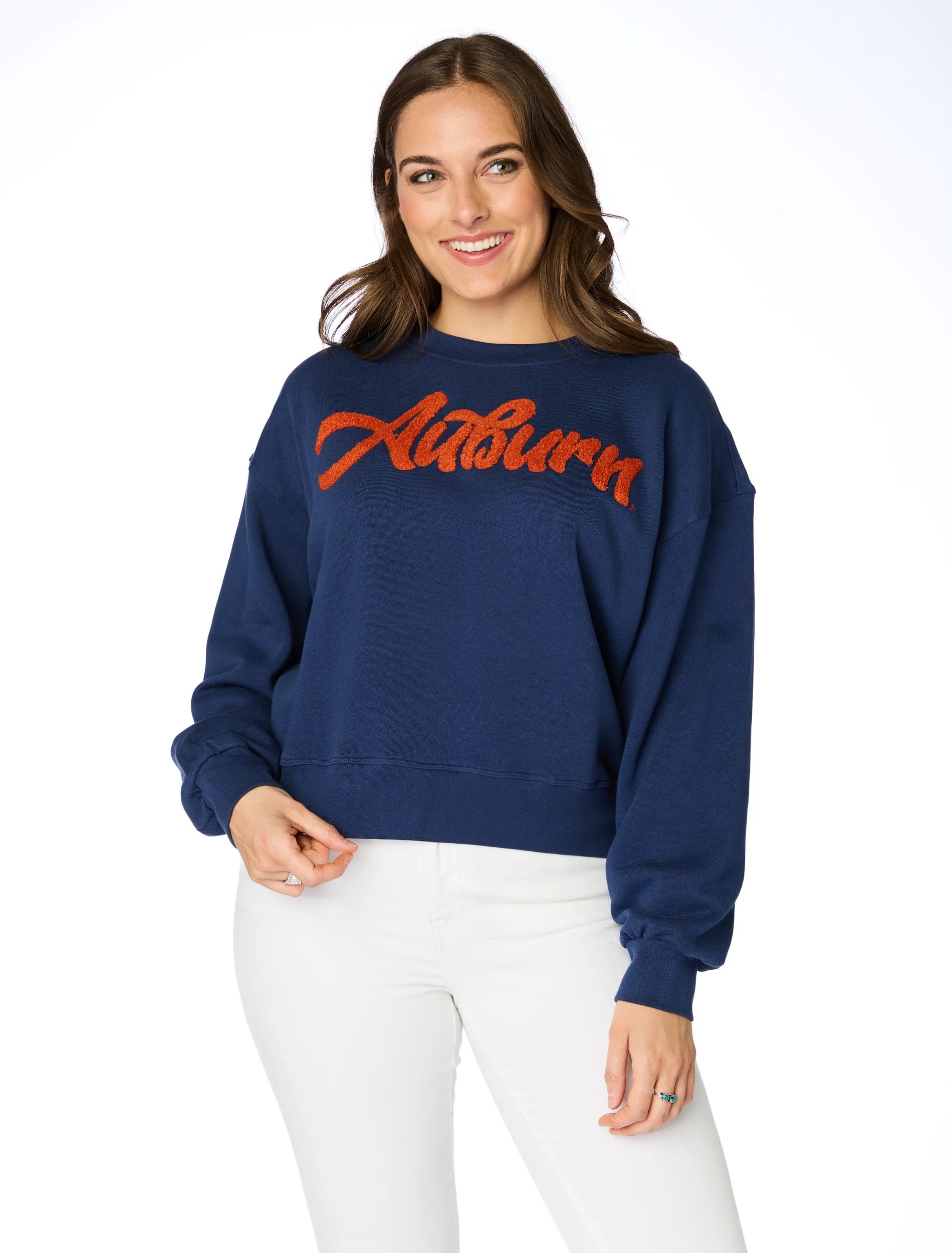 Stewart Auburn Varsity Sweatshirt Hoodie with Toggle Buttons Decorative Unique