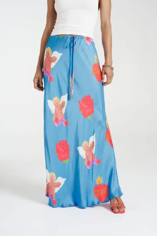 Maxi Bias Skirt Capulet Cap modal blend skirt