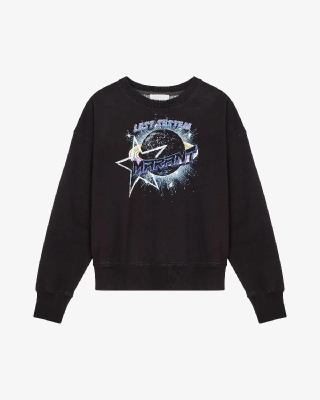 MOBYLI Sweatshirt Hoodie with Emblem Brand Identity