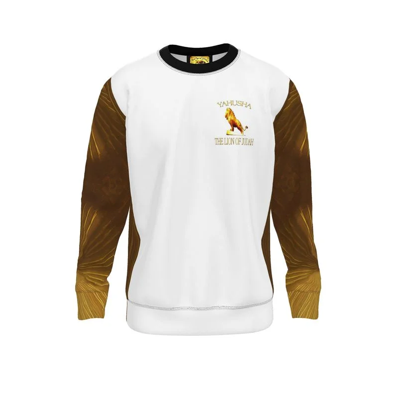 Yahusha-The Lion of Judah 01 Voltage Designer Unisex Sweatshirt Hoodie with Lace Feminine Delicate Yahusha-The Lion of Judah 01 Voltage Designer Unisex Sweatshirt Hoodie with Lace Feminine Delicate