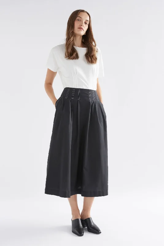 TAKT SKIRT linen skirt relaxed