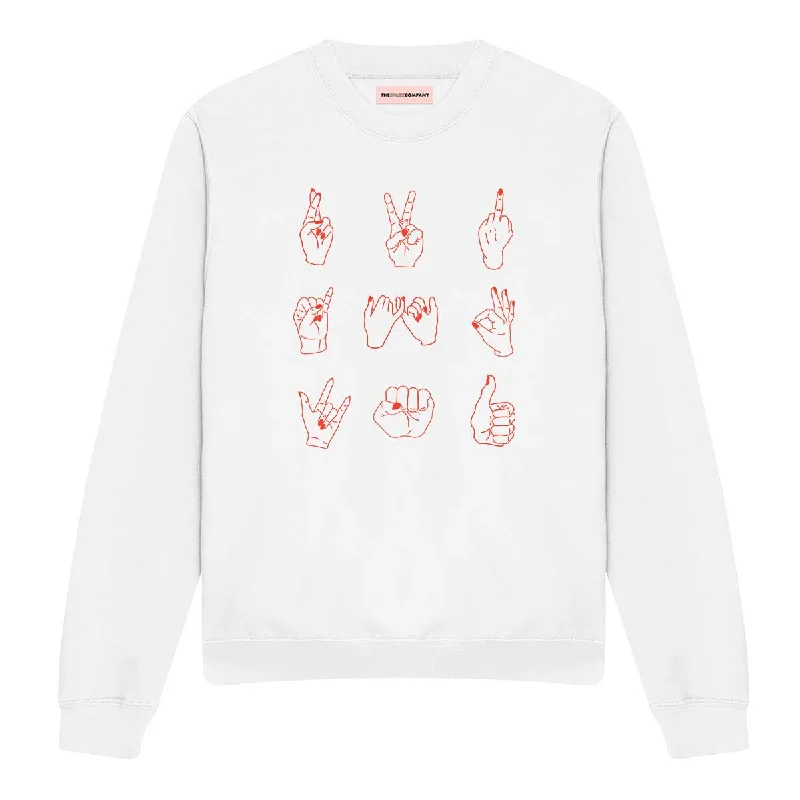 Talk To The Hand 'Cause The Face Ain't Listening Feminist Sweatshirt Hoodie Crop Top Short Trendy