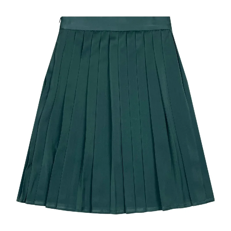 Teela Moss Silky Pleated Skirt lace skirt romantic