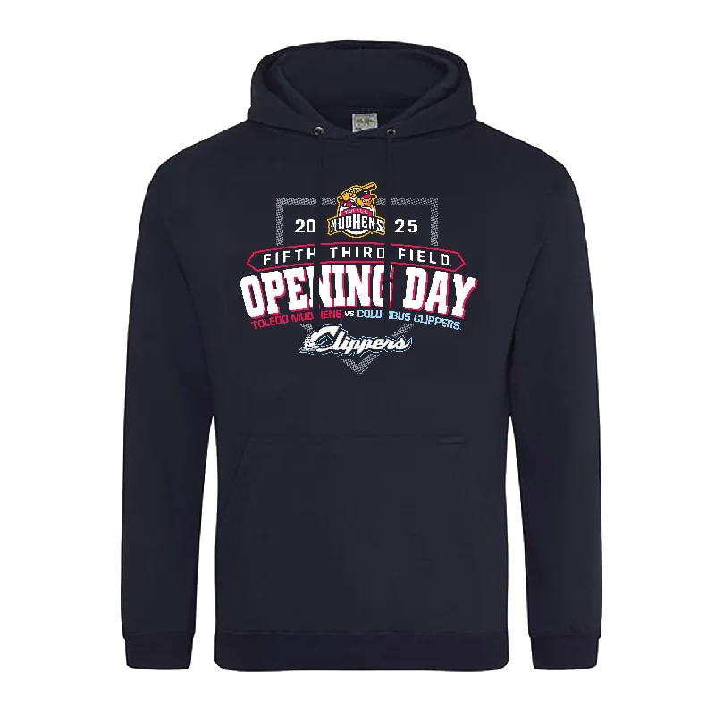 Toledo Mud Hens 2025 Opening Day Hoodie Hoodie with Typography Text Message