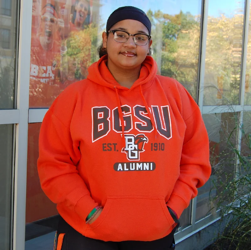 TRT BGSU Alumni Hoodie Hoodie with Bell Sleeves Flared Feminine