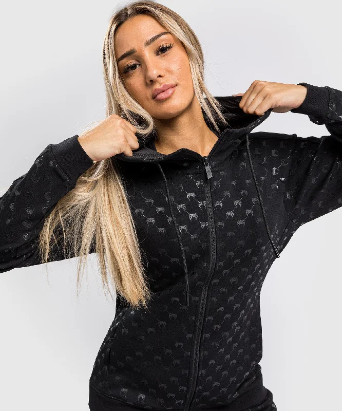 Venum Monogram Hoodie - Black/Pink Gold Hoodie with Tie-Dye Psychedelic Retro