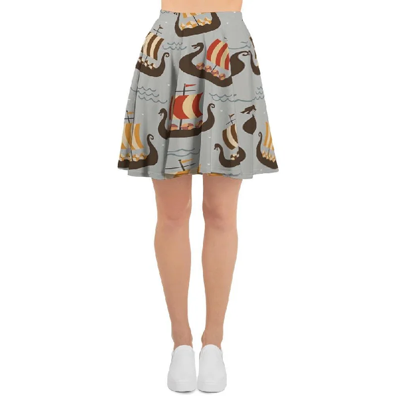 Viking Drakkar Ship Women's Skirt lace skirt delicate