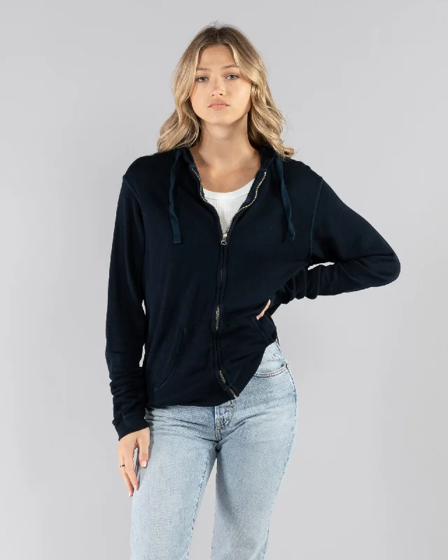 Superfluff Lux Zip Hoodie Hoodie with Zipper Placket Modern Functional