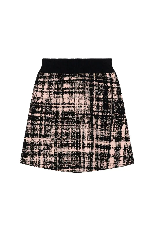 Rodebjer Tendai Skirt - Blush leather skirt refined