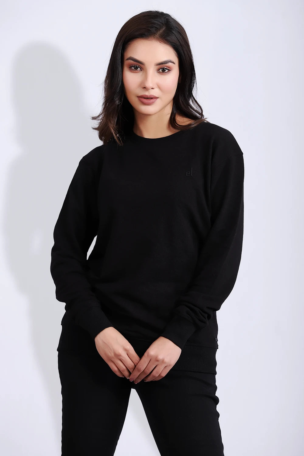 Back Printed Sweatshirt Hoodie with Tied Waist Feminine Flattering