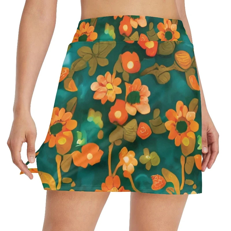 Women's Golf Skirt with Pocket (D64) cashmere skirt soft