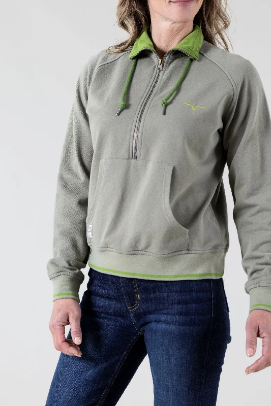 Mabeline Cropped Qz Sweatshirt Hoodie with Frayed Bohemian Relaxed