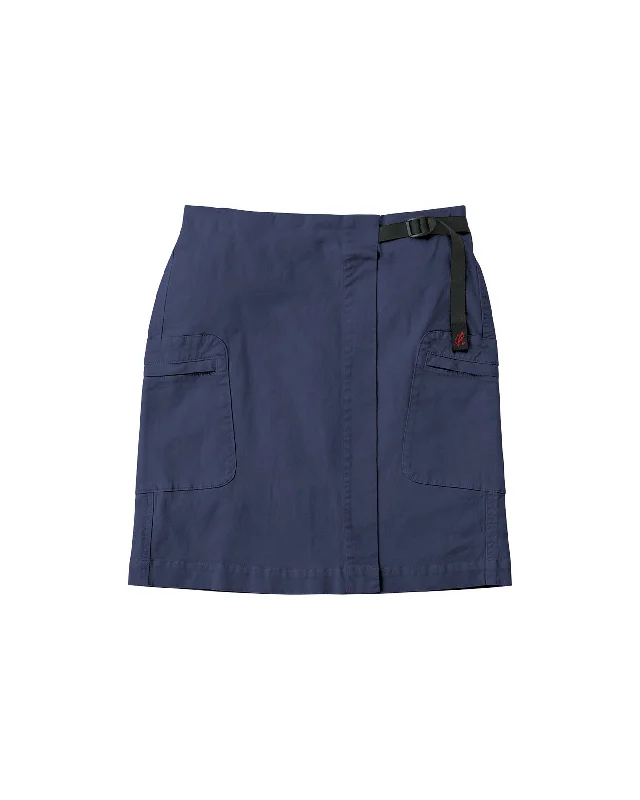 Wrap Skirt - Double Navy modal blend skirt