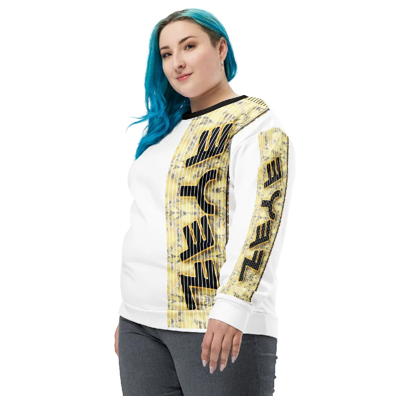 Yahuah Logo 03 - White Designer Unisex Sweatshirt Cotton Hoodie Fleece Lining Warmth Yahuah Logo 03 - White Designer Unisex Sweatshirt Cotton Hoodie Fleece Lining Warmth