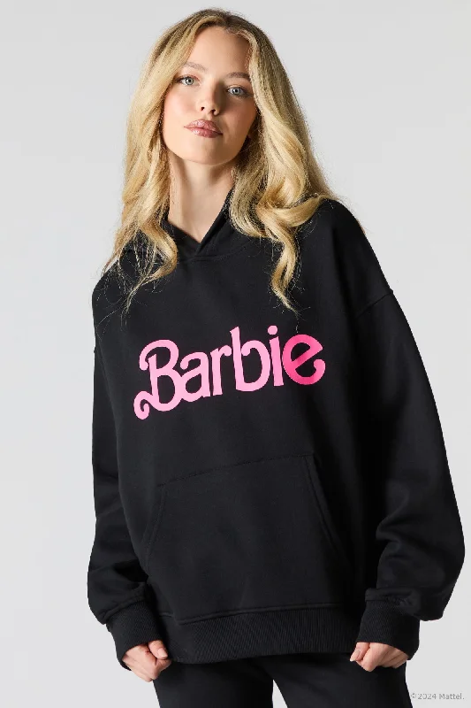 Barbie™ Graphic Fleece Hoodie Hoodie with Full-Zip Functional Layering