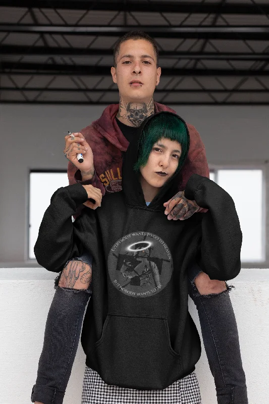 Hauntingly Exclusive Custom Designed Hospital for Souls Unisex Hoodie Hoodie with Button Classic Timeless Hauntingly Exclusive Custom Designed Hospital for Souls Unisex Hoodie Hoodie with Button Classic Timeless