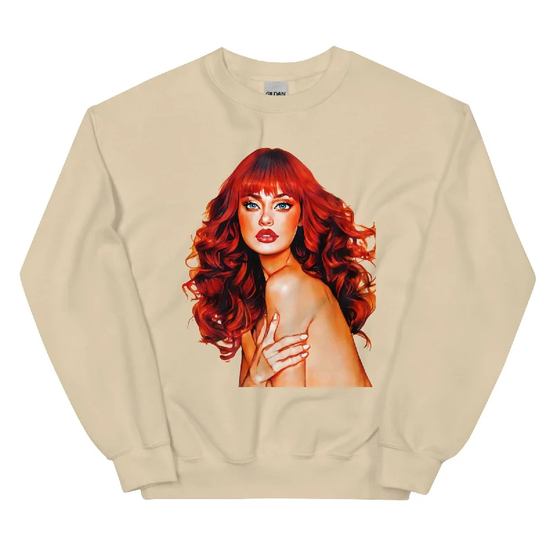 MEMORIES Women's Classic Sweatshirt Hoodie with Sequins Glamorous Eye-catching