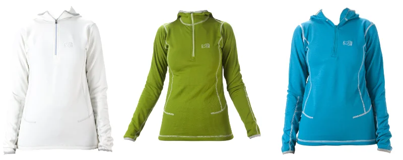 Millet Women's LD Tech Stretch Hoodie MIV4338 $149 NEW Hoodie with Contrast Stitching Detailed Premium Millet Women's LD Tech Stretch Hoodie MIV4338 $149 NEW Hoodie with Contrast Stitching Detailed Premium