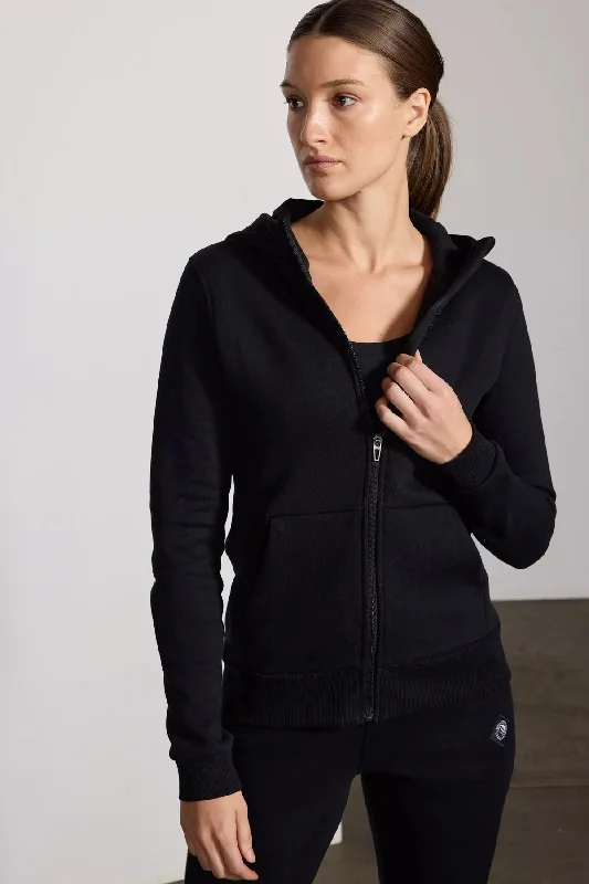 MPG Sport Women Comfort Fleece Zip-Up Hoodie - BLACK Hoodie with Print Artistic Unique MPG Sport Women Comfort Fleece Zip-Up Hoodie - BLACK Hoodie with Print Artistic Unique