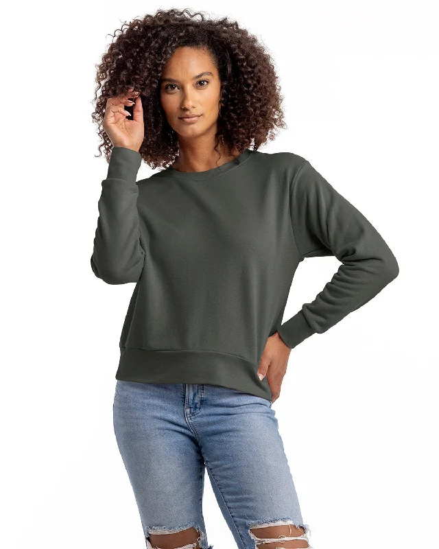 Next Level Apparel Women's Laguna Sueded Sweatshirt Hoodie with Hem Frayed Vintage Worn Next Level Apparel Women's Laguna Sueded Sweatshirt Hoodie with Hem Frayed Vintage Worn