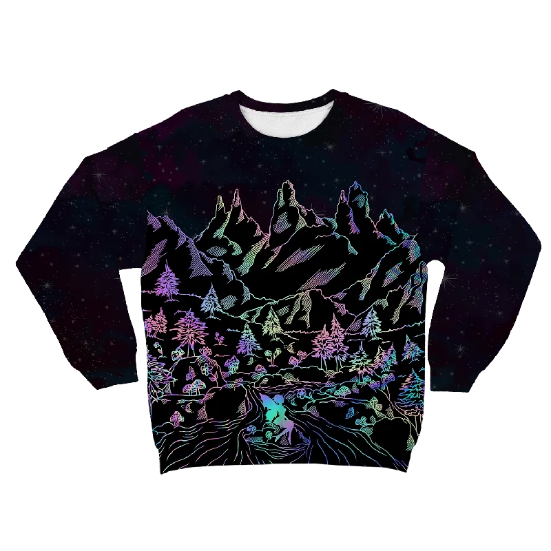 Psi~ World All Over Print Unisex Sweatshirt Hoodie with Pocket Utility Practical