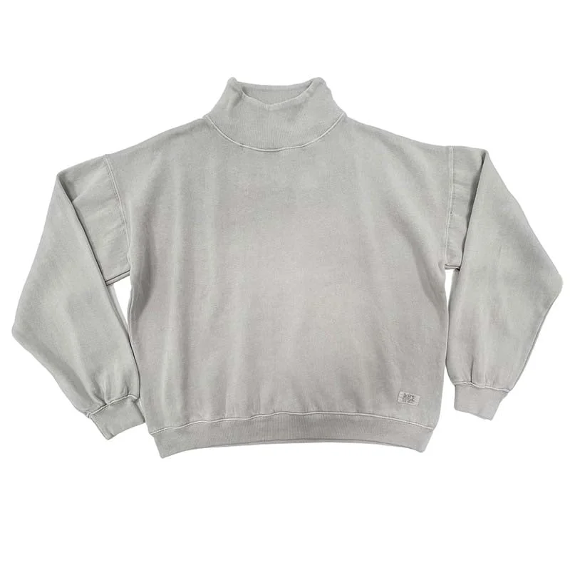 Riley Mock Crewneck Sweatshirt Hoodie with Logo Branding Identity