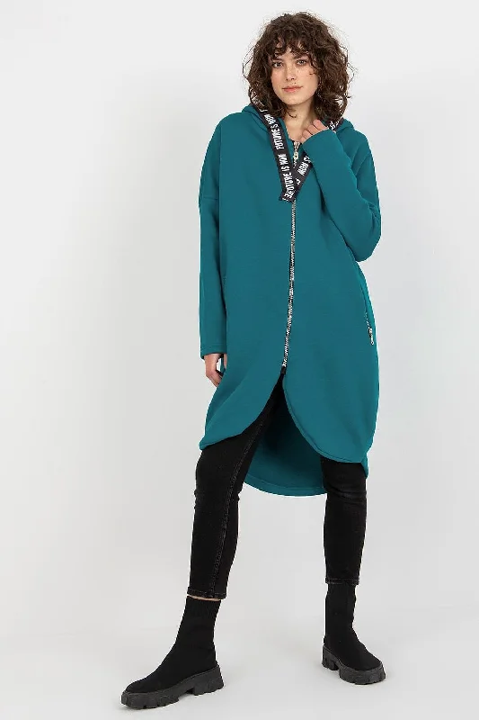 Sweatshirt Relevance Hoodie with Double Zipper Versatile Adjustable